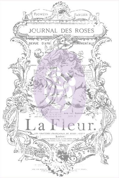 IOD Decor Transfer-Fleur 24x36in - Image 2