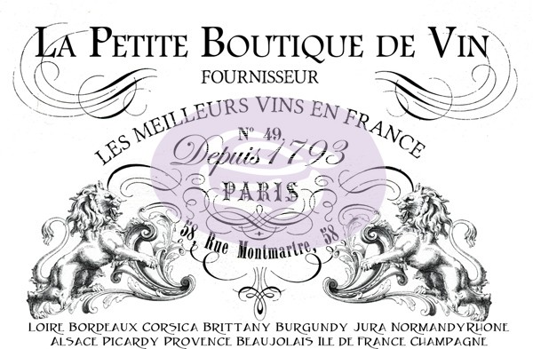 IOD Décor Transfers: PetitVin Wide - Image 2