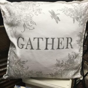 Vintage Inspired Hand Stamped Pillow Workshop