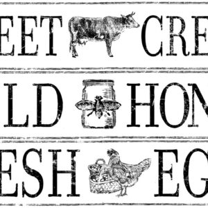 FARM FRESH SIGNAGE 14.25X24 DECOR TRANSFER™