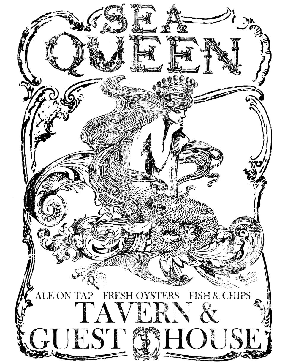 SEA QUEEN 11X14 DECOR TRANSFER™