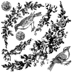 FLORAL SWAGS 12X12 DECOR STAMPS™