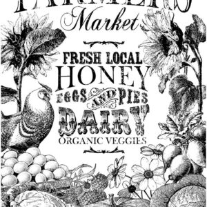 FARMER'S MARKET 24X33 PAINTABLE™ DECOR TRANSFER™