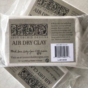 Iron Orchid Designs Air Dry clay