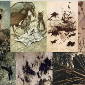 Halloween Blocks Roycycled Decoupage Paper