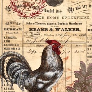 Red Rooster Roycycled Decoupage Paper