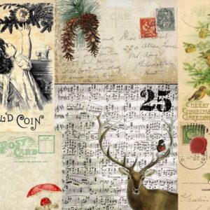 Christmas Blocks A Roycycled Decoupage Paper