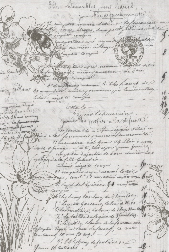 Natural History Roycycled Decoupage Paper