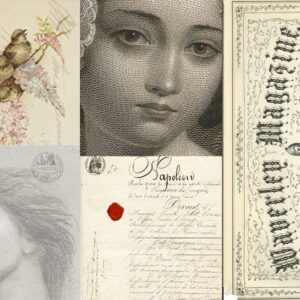 Romantic Blocks Roycycled Decoupage Paper