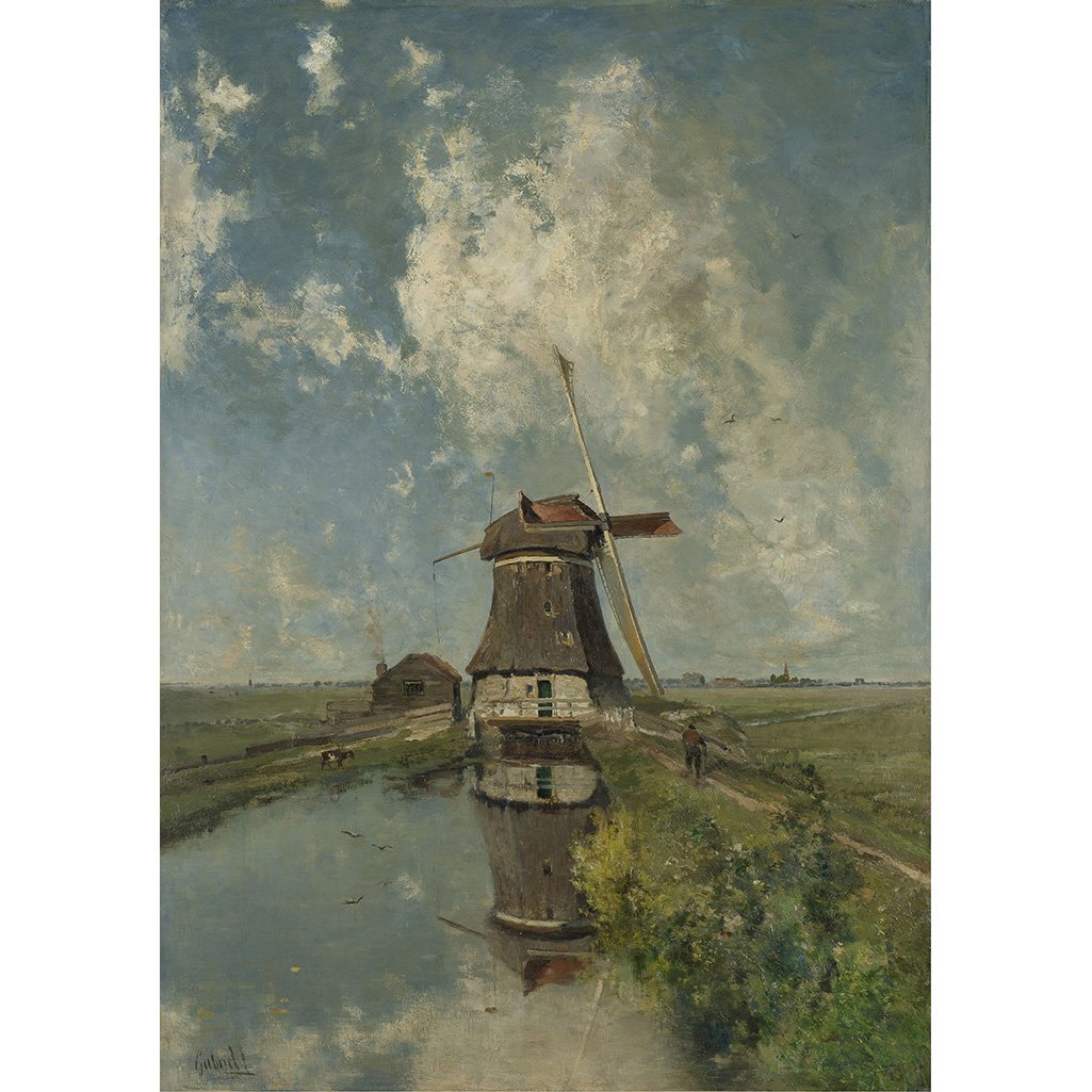 Windmill 24 x 33 inches
