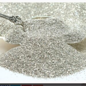 Silver German Glass Glitter 90 Gr 1oz