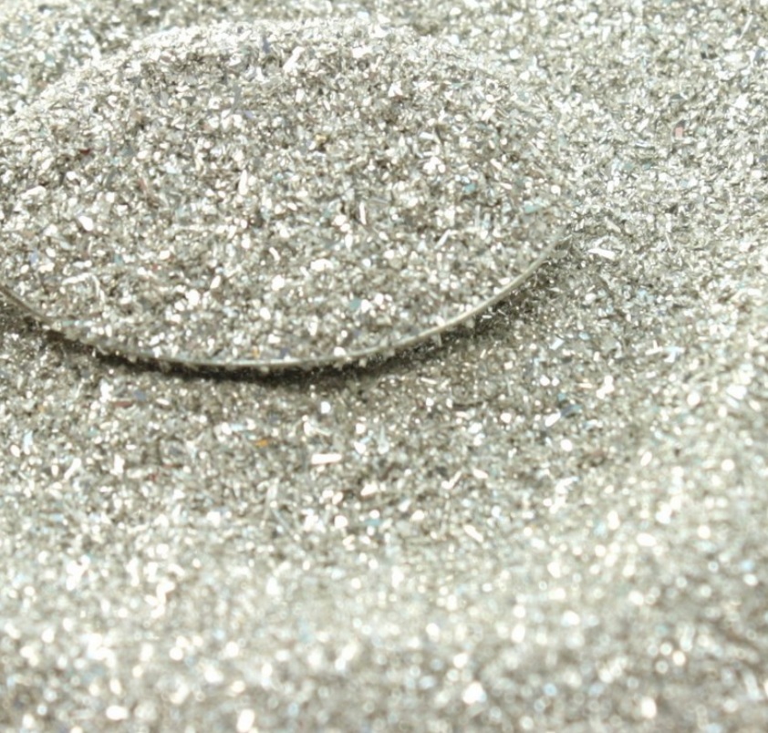 Silver German Glass Glitter 100 gr 1 oz