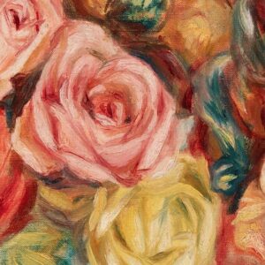 Roycycled Decoupage Tissue Paper- Textured Floral Left