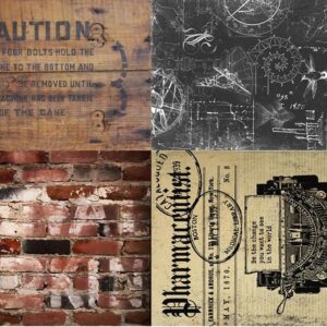 Roycycled Decoupage Tissue Paper- Industrial Project Blocks