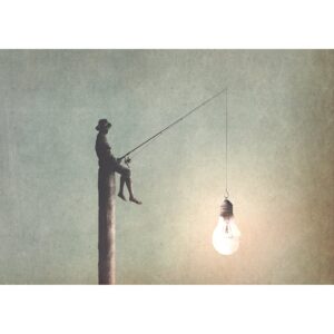 MINT Decoupage Paper Fishing For Ideas 24x33