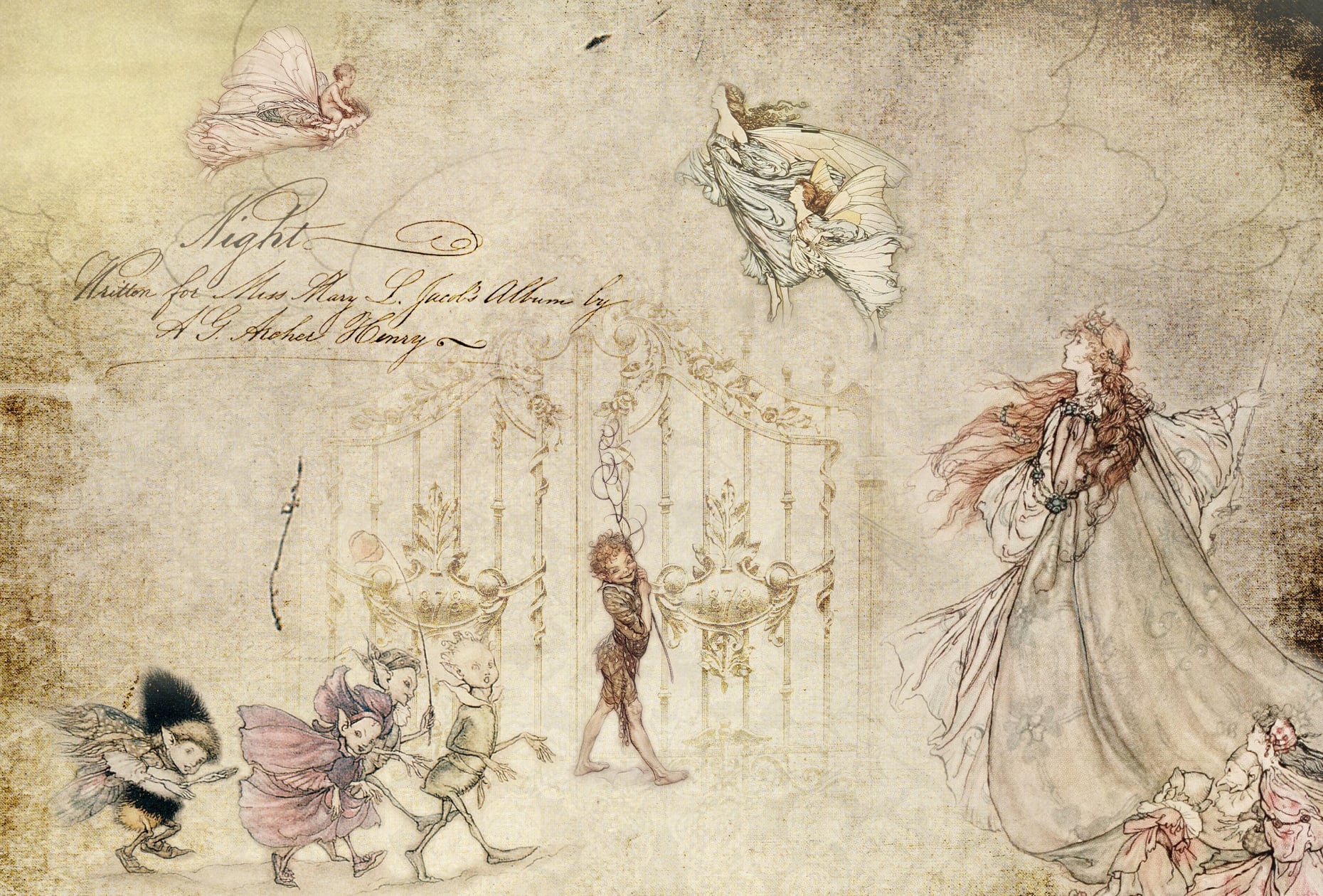 Roycycled Decoupage Tissue Paper- Fairies
