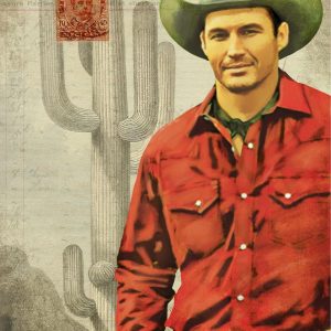 Roycycled Decoupage Tissue Paper- The Cowboy