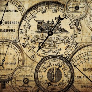 Roycycled Decoupage Tissue Paper-Grunge Meters