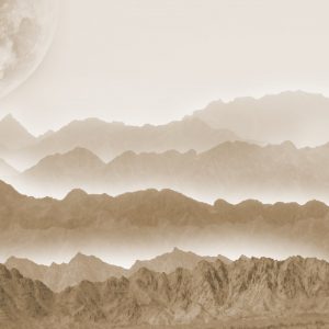 Roycycled Decoupage Tissue Paper- Misty Mountains