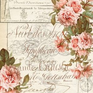 Floral Ephemera Roycycled Treasures Decoupage Tissue Paper