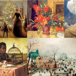 Fine Art Christmas Project Blocks Roycycled Treasures Decoupage Tissue Paper