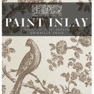 Grisaille Toile IOD Paint Inlay 12 x 16 Pad