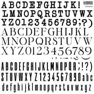 Letter Press IOD Stamp™