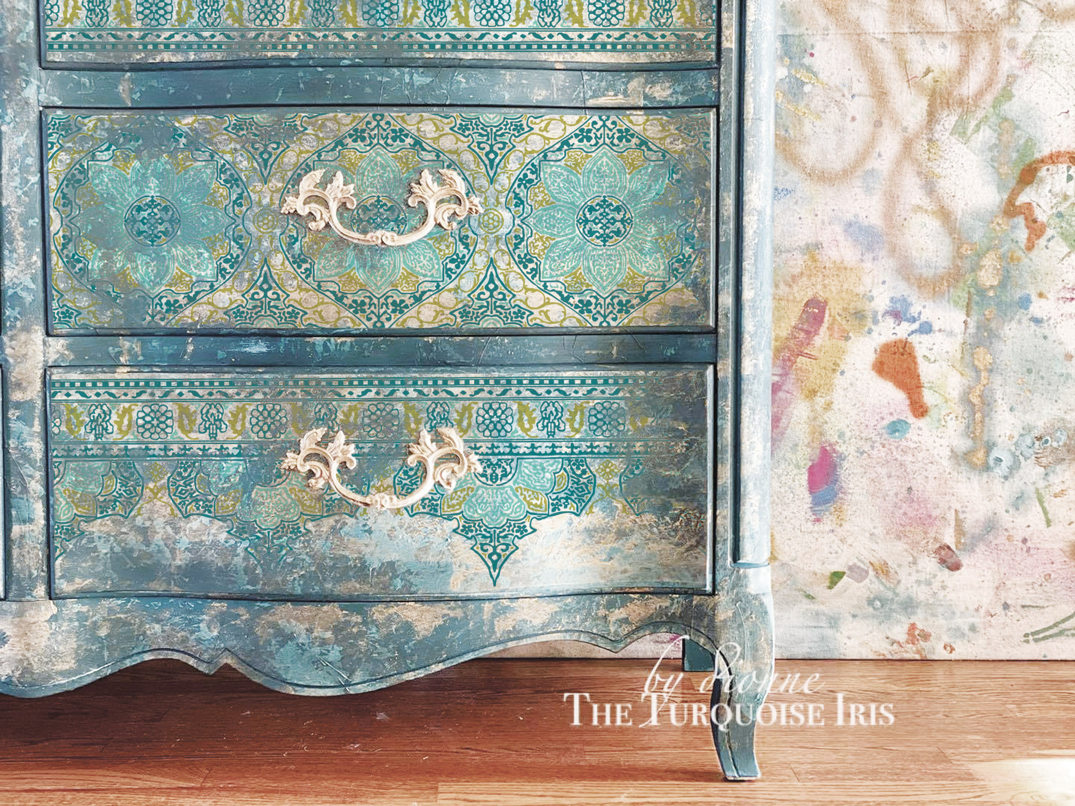 Morocco IOD Paint Inlay 12 x 16 Pad - Image 5