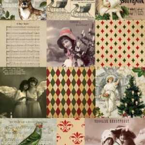 Christmas Squares A4 8.3" x 11.7"