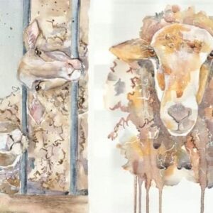 Sheep Roycycled Decoupage Tissue Paper