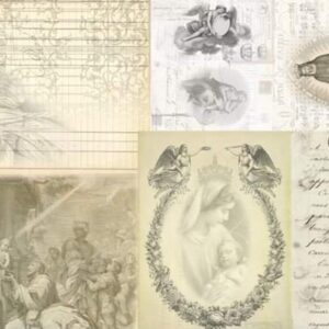 Angels Masterboard Roycycled Decoupage Tissue Paper