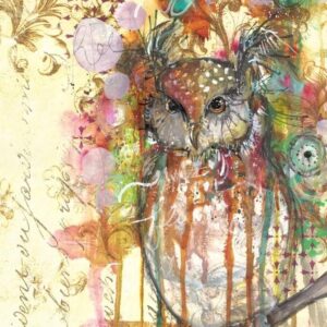 The Owl Roycycled Treasures Decoupage Tissue Paper