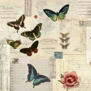 Butterfly Masterboard Roycycled Treasures Decoupage Tissue Paper