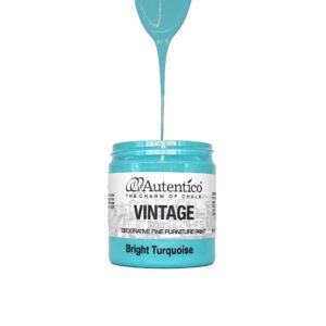 Bright Turquoise Autentico Vintage 8 oz
