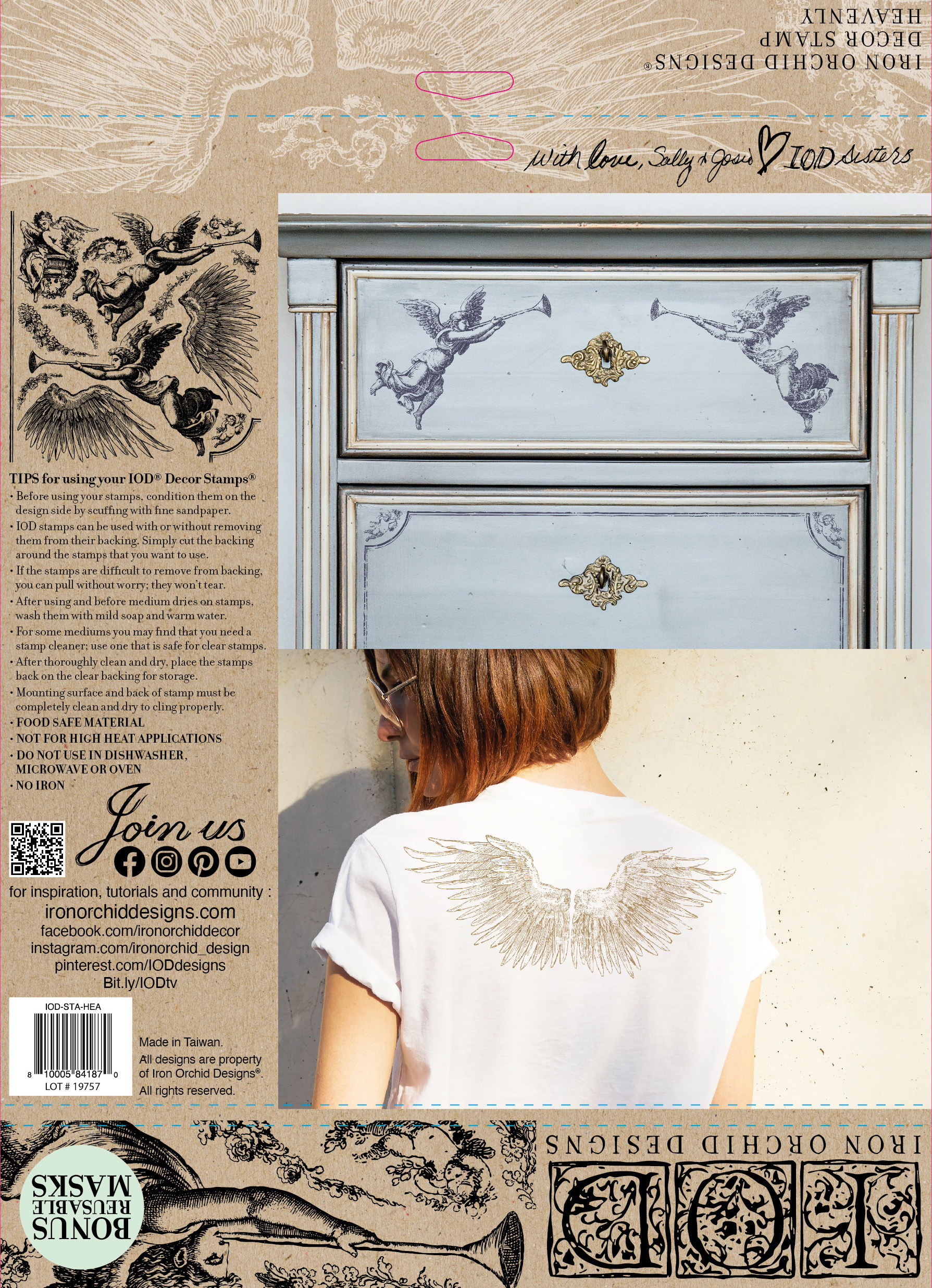 Heavenly 12×12 IOD Stamp™ - Image 2