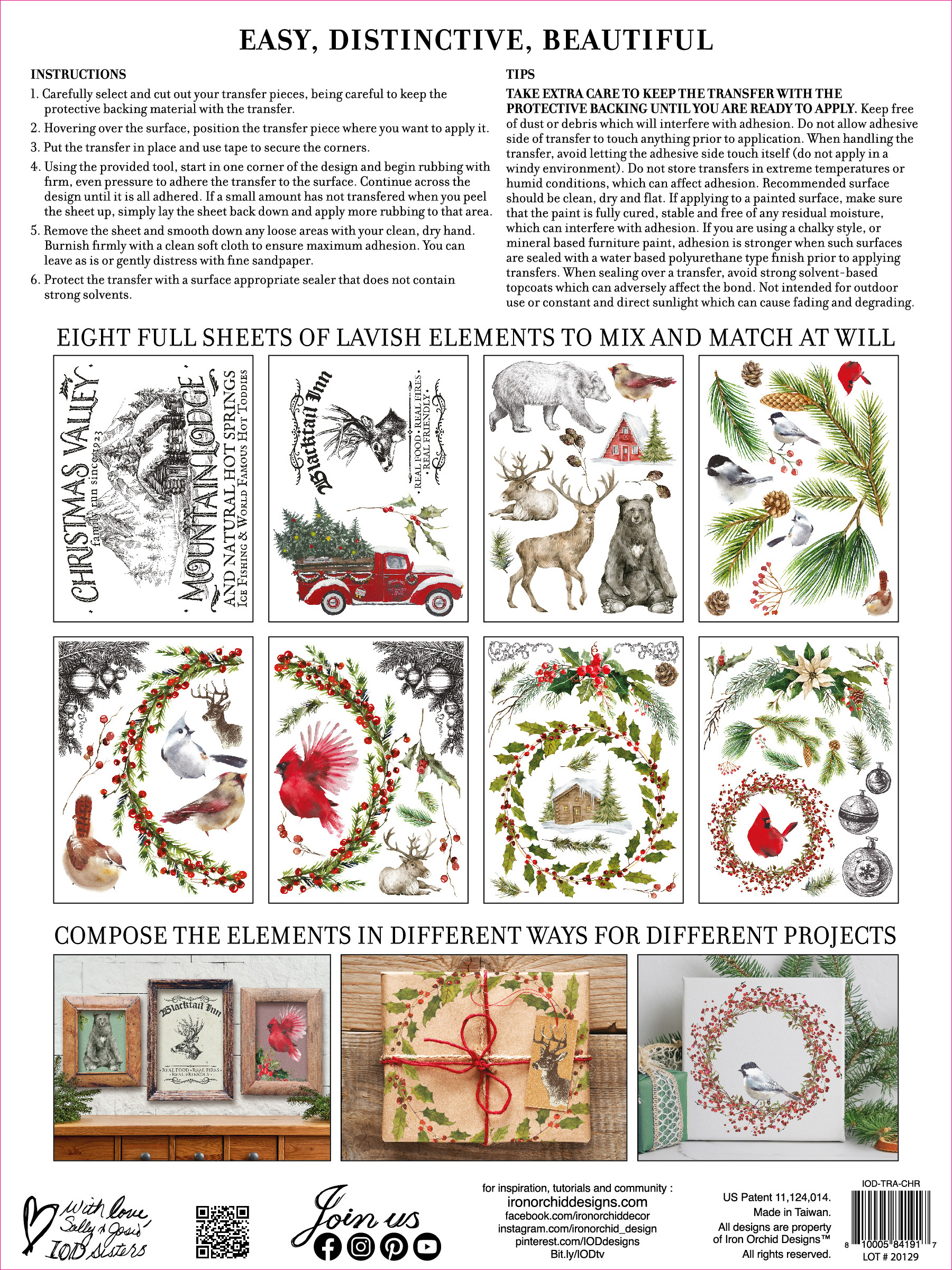 Christmas Valley IOD Transfer 12×16 Pad™ - Image 2