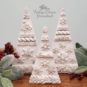 Festive Holiday Tree with IOD Moulds