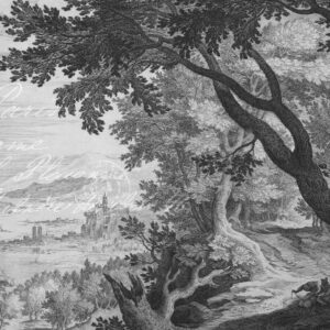 Etched Countryside Decoupage Tissue Paper