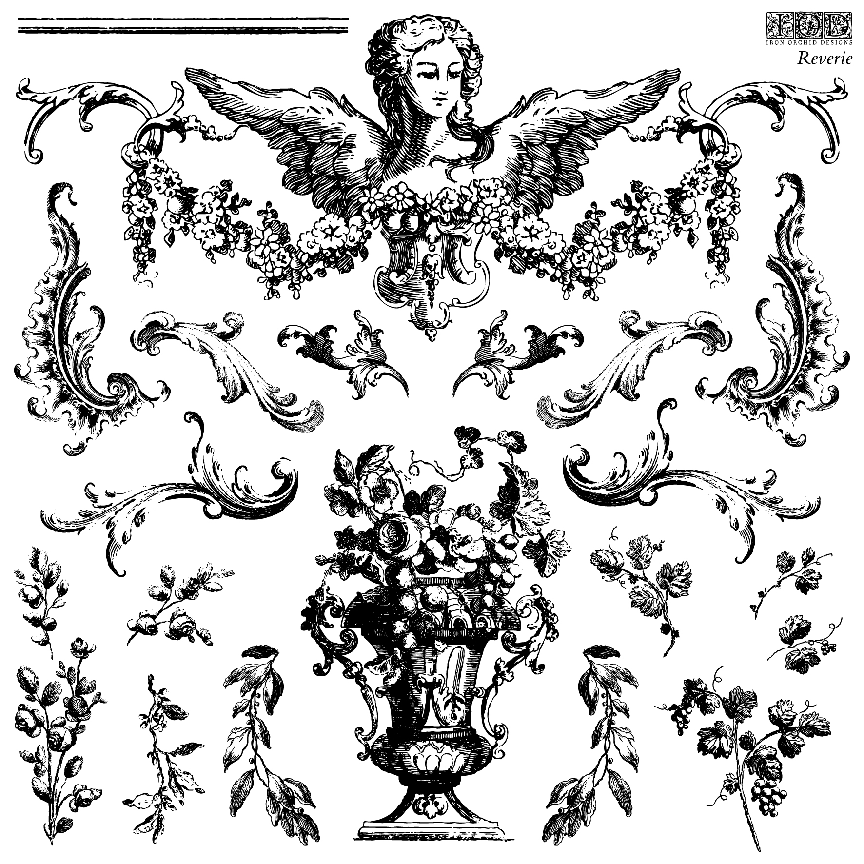 Reverie 12×12 Decor Stamp - Image 3