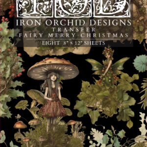 Fairy Merry Holiday IOD Transfer 8x12 Pad