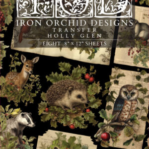 Holly Glen Holiday IOD Transfer 8x12 Pad