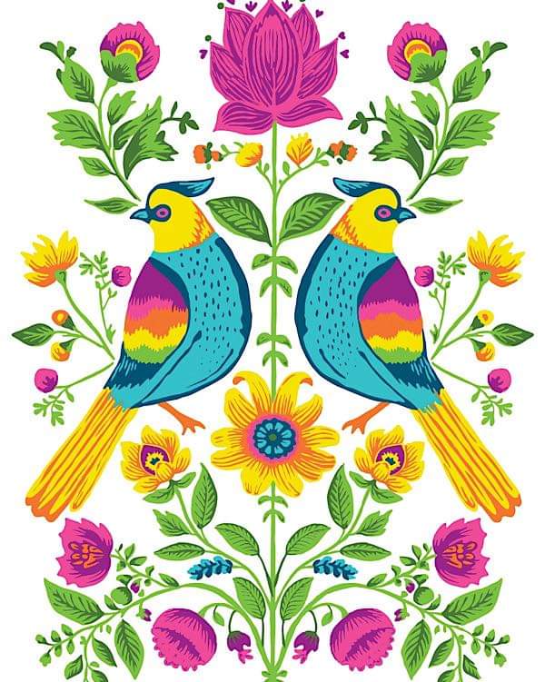 Vida Flora by Debi Beard IOD Paint Inlay 12×16 Pad™ - Image 8