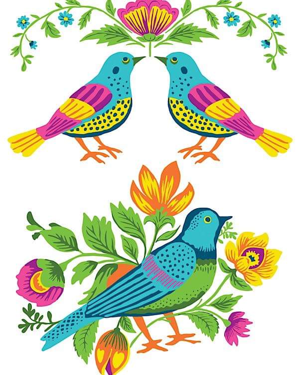 Vida Flora by Debi Beard IOD Paint Inlay 12×16 Pad™ - Image 6