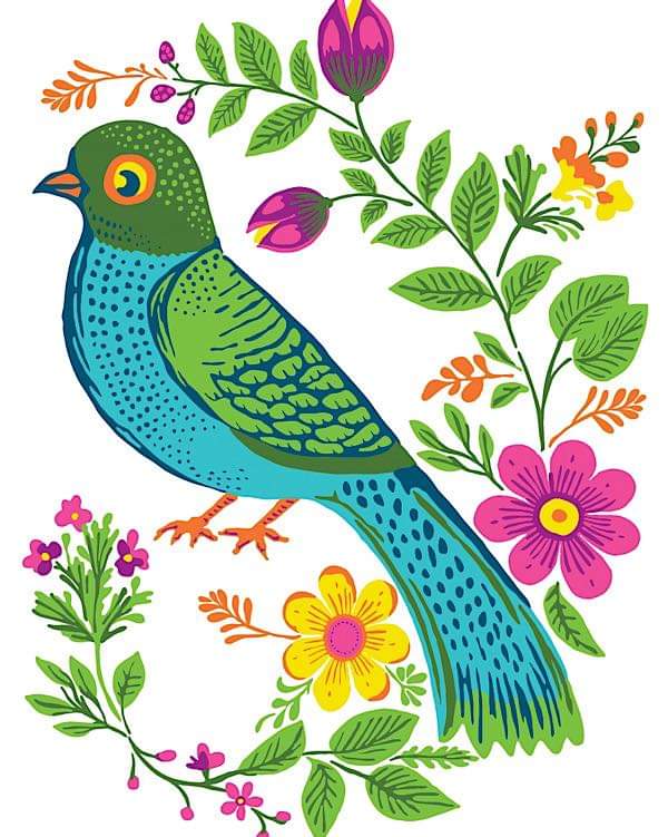 Vida Flora by Debi Beard IOD Paint Inlay 12×16 Pad™ - Image 3