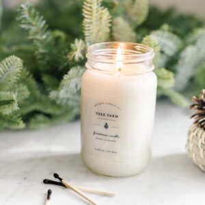 Tree Farm 16 oz Mason Jar Candle