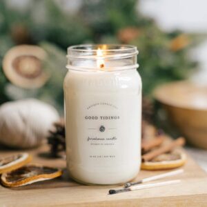 Good Tidings 16 oz Mason Jar Candle