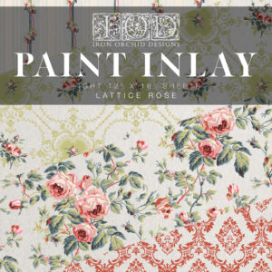 Lattice Rose Paint Inlay