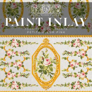Petite Fleur Pink Paint Inlay