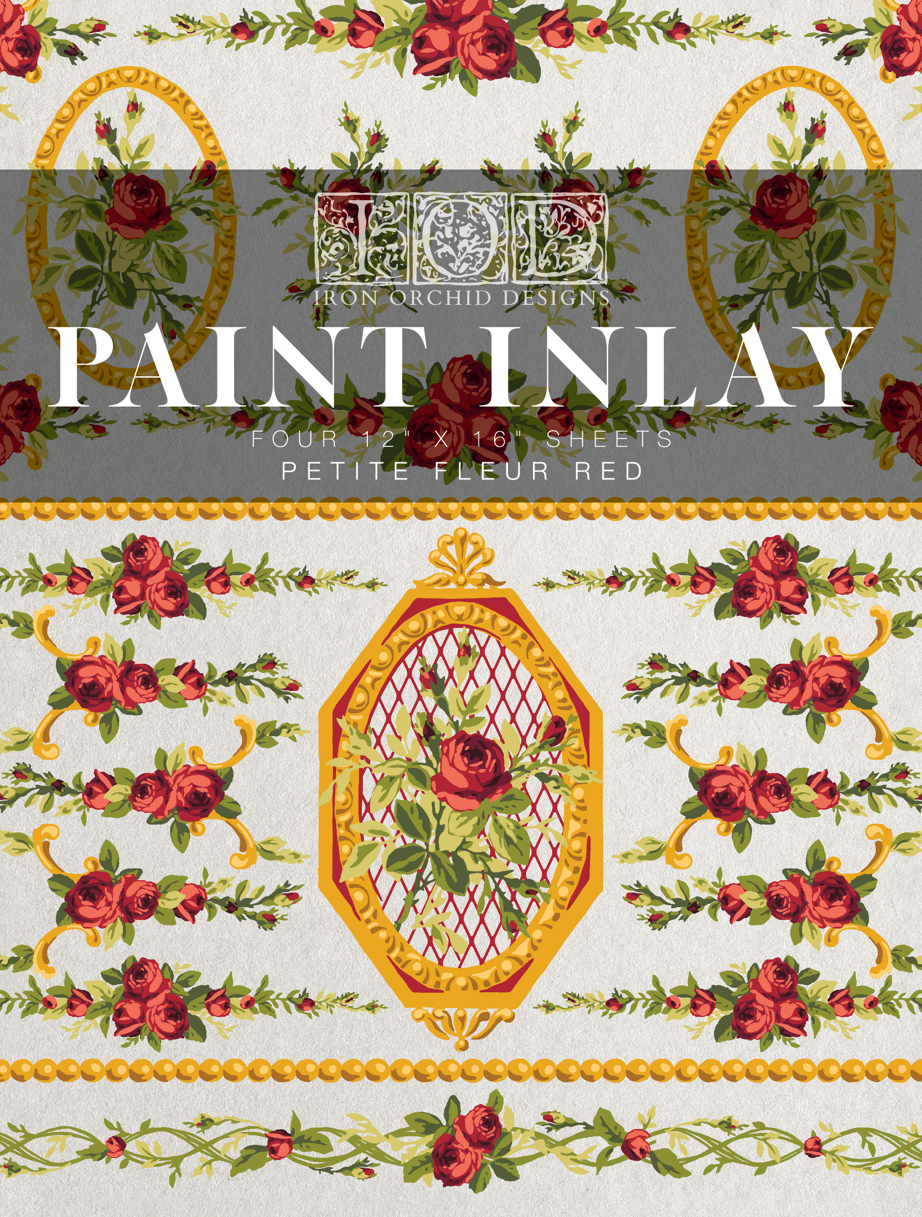 Petite Fleur Red Paint Inlay - Image 7