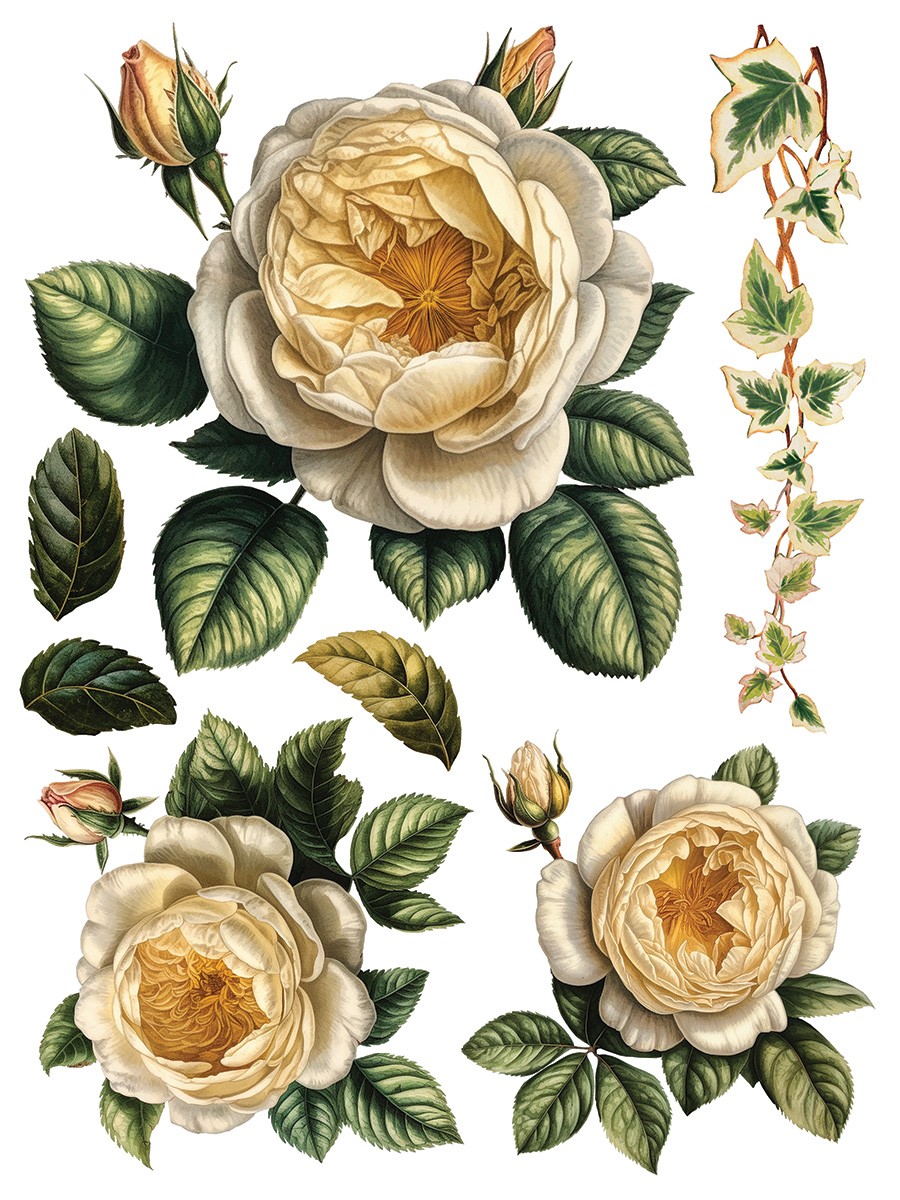 Collage de Fleurs IOD Stamp - Image 7